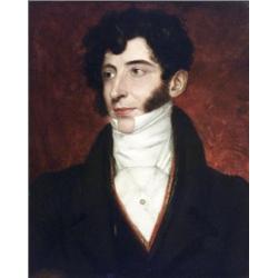 American School, Circa 1825, Portrait of a Gentleman, Oil on canvas, 23 x 18 in (58.4 x 45....