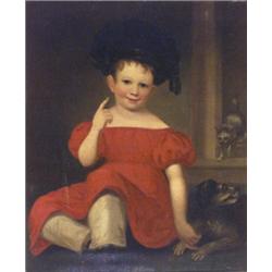 American School, Second Quarter 19th Century, Portrait of Casper Wister Pennock Lukens, Unsig...