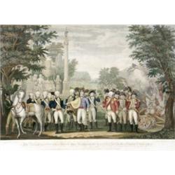 After John Francis Renault (American 19th Century), The British Surrendering Their Arms to Gene...