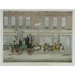 After James Pollard (British 1792-1867), The Cambridge Telegraph, Starting from the White Horse...