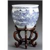 Image 1 : Chinese Export Blue and White Fish Bowl, Daoguang-Xianfeng Period (1821-1861), Together with...