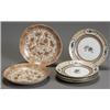 Image 1 : Group of Seven Chinese Export Plates, Jiaqing-Daoguang Period (1796-1850), Consisting of a se...