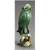 Image 1 : Chinese Export Sancai-Glazed Pottery Figure of a Parrot, 19th Century, In the Ming style; rai...