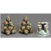 Image 1 : Pair of Chinese Export Pomegranate Clusters and a Tulipiere, 19th Century, The pair of pomegr...
