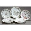 Image 1 : Group of Nine Chinese Export 'Famille Rose' Soup Plates, Qianlong-Jiaqing Period (1736-1820)...