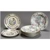 Image 1 : Pair of Chinese Export 'Famille Rose' Dishes and Five Soup Plates, Qianlong Period (1736-1795)...