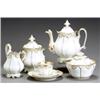 Image 1 : American Parcel Gilt White Glazed Porcelain Dessert Service, Second Half 19th Century, Consis...