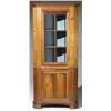 Image 1 : American Walnut Two-Part Corner Cupboard, Last Half 19th Century, Backboards probably replace...