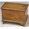 Image 1 : American Pine Child's Blanket Chest, Probably Pennsylvania, Last Half 19th Century, Height: 1...