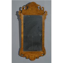 Chippendale Style Figured Maple Mirror, Early 20th Century, Height: 34-1/2 in (87.6 cm), $6...