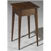 Image 1 : Federal Walnut Side Table, Probably Southern, 19th Century, Repairs to legs where they join t...