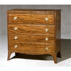 Federal Satinwood and Rosewood Crossbanded Mahogany Butler's Desk, Probably Maryland, Circa 180...