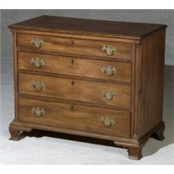 Chippendale Mahogany Chest of Drawers, Mid-Atlantic States, Probably Maryland, Circa 1770, Wo...