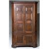 Image 1 : American Walnut Corner Cupboard, Southern, Probably Virginia, First Half 19th Century, Having...