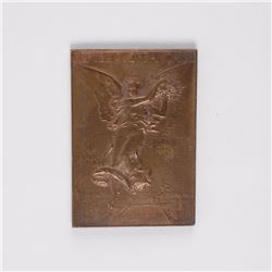 Paris 1900 Summer Olympics Bronze Winner’s Medal ‘Xme Championnat De Tir Des Ecoles Superieures’