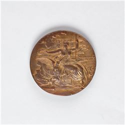 Athens 1906 Summer Olympics Gilt Participation Medal