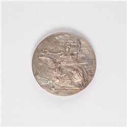 Athens 1906 Summer Olympics Silver Participation Medal