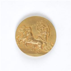 London 1908 Summer Olympics Gold Participation Medal