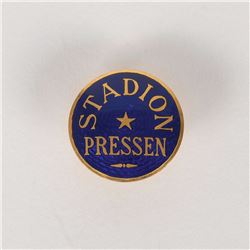 Stockholm 1912 Summer Olympics Collection of (3) Badges and Pins