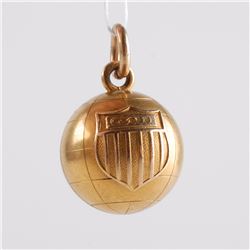 Amsterdam 1928 Summer Olympics 14K Gold Charm