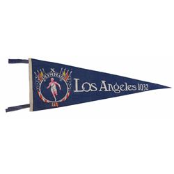Los Angeles 1932 Summer Olympics Souvenir Pennant