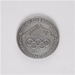 Garmisch 1936 Winter Olympics Silver Participation Medal