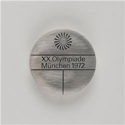 Munich 1972 Summer Olympics Steel Participation Medal