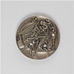 Lake Placid 1980 Winter Olympics Silvered Participation Medal