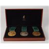 Image 1 : Atlanta 1996 Summer Olympics Set of Gold, Silver, and Bronze Winner’s Medals