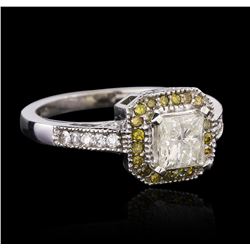 14KT White Gold 1.31 ctw Diamond Ring