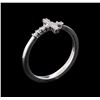 Image 4 : 0.25 ctw Diamond Ring - 14KT White Gold