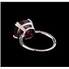 Image 3 : 10.16 ctw Ruby and Diamond Ring - 14KT White Gold