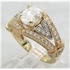 Image 6 : 2.25 ctw Diamond Ring - 14KT Yellow Gold