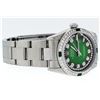 Image 2 : Rolex Stainless Steel VVS Diamond and Emerald DateJust Midsize Watch