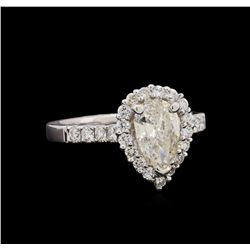 1.69 ctw Diamond Ring - 18KT White Gold