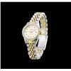 Image 2 : Rolex 18KT Two-Tone Diamond DateJust Ladies Watch