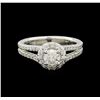 Image 2 : 1.08 ctw Diamond Ring - 14KT White Gold