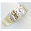 Image 7 : 1.30 ctw Diamond Ring - 14KT Yellow Gold