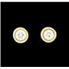 Image 1 : 0.07 ctw Diamond Stud Earrings - 14KT Yellow Gold