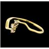 Image 1 : 0.08 ctw Diamond Ring - 14KT Yellow Gold