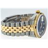 Image 5 : Rolex 18K Two-Tone 1.00 ctw Diamond and Sapphire DateJust Men's Watch