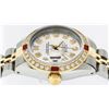 Image 5 : Rolex Two-Tone Diamond and Ruby DateJust Ladies Watch