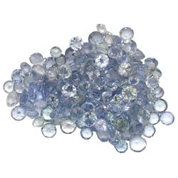 10.23 ctw Round Mixed Tanzanite Parcel