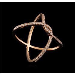 0.36 ctw Diamond Ring - 14KT Rose Gold