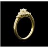 Image 4 : 0.61 ctw Diamond Ring - 14KT Yellow Gold