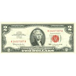 1963 $2 XF/AV Red Seal Note