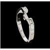 Image 4 : 0.30 ctw Diamond Ring - Platinum