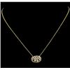 Image 1 : 0.67 ctw Diamond Necklace - 14KT Yellow Gold