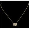 Image 1 : 0.67 ctw Diamond Necklace - 14KT Yellow Gold