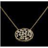 Image 2 : 0.67 ctw Diamond Necklace - 14KT Yellow Gold